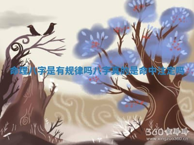 命理 🚄 八字是有规律吗_八字真的 🔡 是命中注定吗