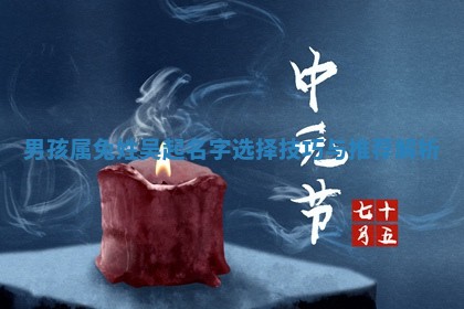 男孩属兔姓 🌒 吴起名字选择技 🛍 巧与推荐解析